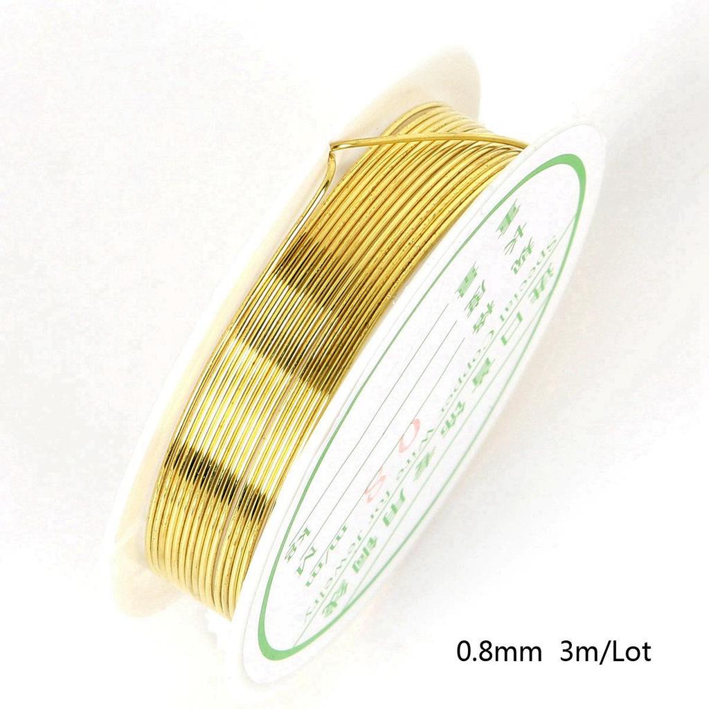 Copper Wire for Shaping, Jewelry, DIY Crafts, Hairpin Accents, and Accessories