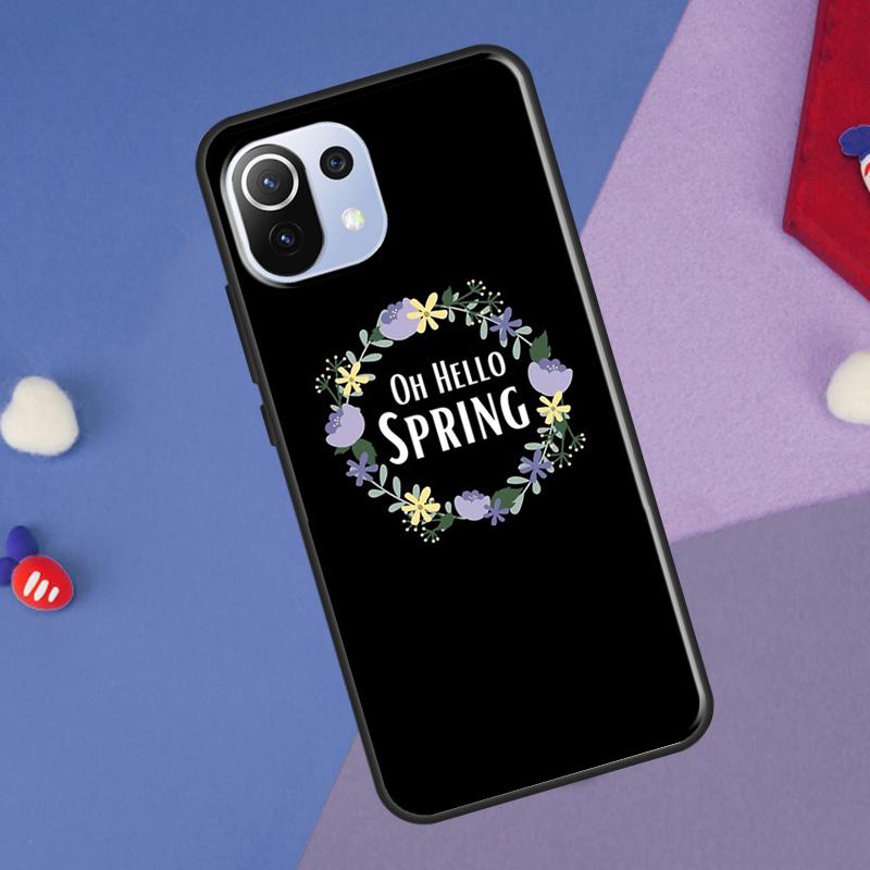 Hallå Vårblommor Fodral För Xiaomi 14 Ultra 13 11T 12T 13T 14T Pro POCO X7 X6 Pro X3 X5 F3 F5 M6 F6 Pro Fodral