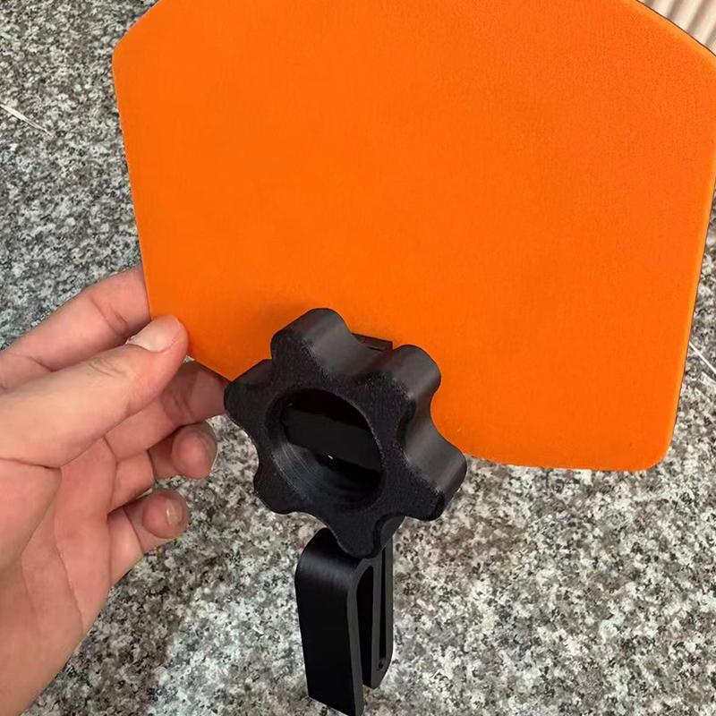 Wall-Mounted Basketball Hoop Miniature 3D Printed Plastic Basketball System Suitable Waste Disposal Hoop Model