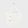 REGULAR LOGO BIG COTTON BAG natural