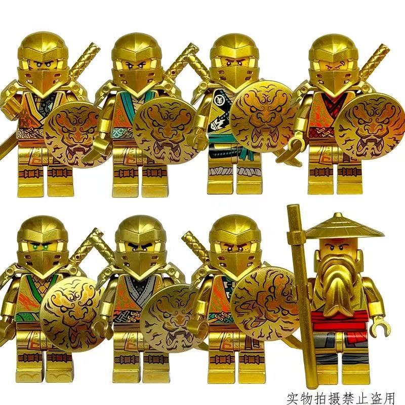 Temple Motorcycle Building Blocks Toy for Kids, Includes Lloyd Kai Minifigures and Weapons, Creative Gift for Boys
