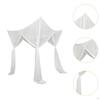 4 Corner Post Bed Canopy Net Drape Tent Cozy Curtains Netting Hanging Valance