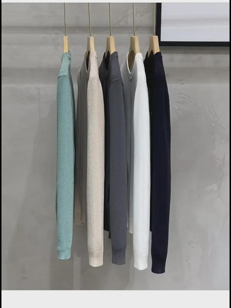 2023 Men's Light Luxury Autumn/Winter Sweaters - European & American Fashion, Warm Round Neck Casual Wear
