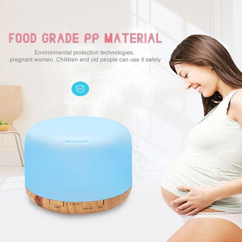 500ml Air Humidifier Usb Aroma Diffuser Portable Aromatherapy Oil Diffuser With 7 Led Lights For Office Bedroom Home