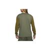 Nike Colorblock Long-Sleeve Crewneck T-Shirt Men Tops Green DO9682-222