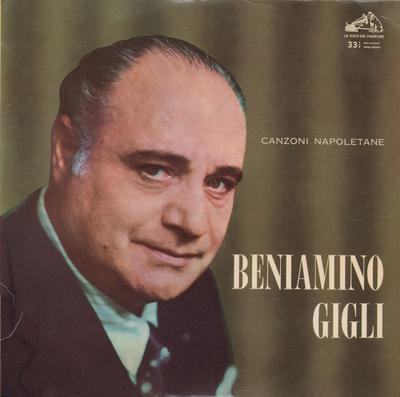LP Record BENIAMINO GIGLI - Canzoni Napoletane - 'Na Sera 'E Ma QALP10186 La Voce Del Pad 1957 Italy Folk Used