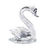 Kreative Kristallschwan-Ornamente Schreibtischdekoration Miniaturgeschenk Diamantschwan Handwerk Kleine Statue Elegant