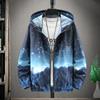 Men's Ultra-Thin Gradient Reflective Sun Protection Jacket - European & American Summer Style