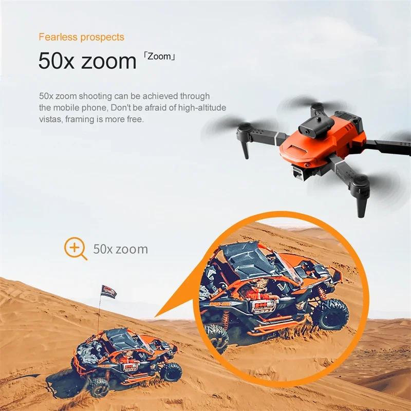 New E100 Drone 4k Profesional HD Camera Fpv WiFi Drones With Obstacle Avoidance Rc Helicopter Folding Quadcopter Toys Gifts