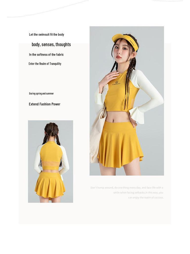 Women's 2023 Summer Boyleg Skirt Swimsuit - Conservative, Slimming Tummy Control Swimwear for Pool