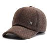 Hat Men's Winter Fleece Ear Protector Warm Cap Dad Grandpa Outdoor Cold Baseball Cotton Hat