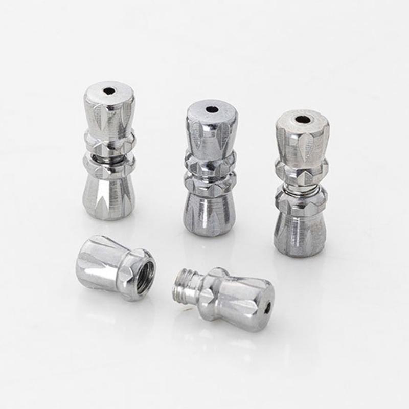 10 adet Varil Vida Klipsler 4.33 inç Uzunluk Gümüş Renk Vida Büküm Toka DIY Kolye Bilezik Takı Yapımı