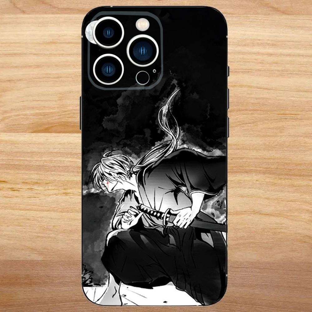 

R-Rurouni Kenshin Phone Case For iPhone 16,15,14,13,12,11,Mini,Pro,SE,MAX White Matte Shockproof Cover iPhone16promax