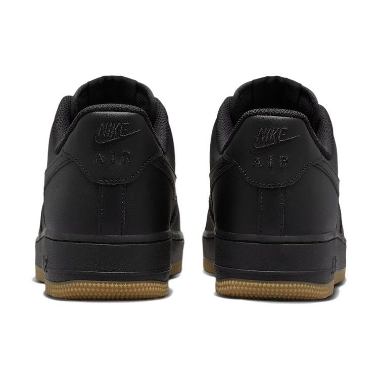 Nike Air Force 1 07 Black Gum Men Sneakers Gum-Light-Brown DZ4404-001
