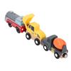 3pcs Magnetic Train Toy Smooth Driving Exquisite Fun Safe Long Lasting Use Locomotive Train Set for