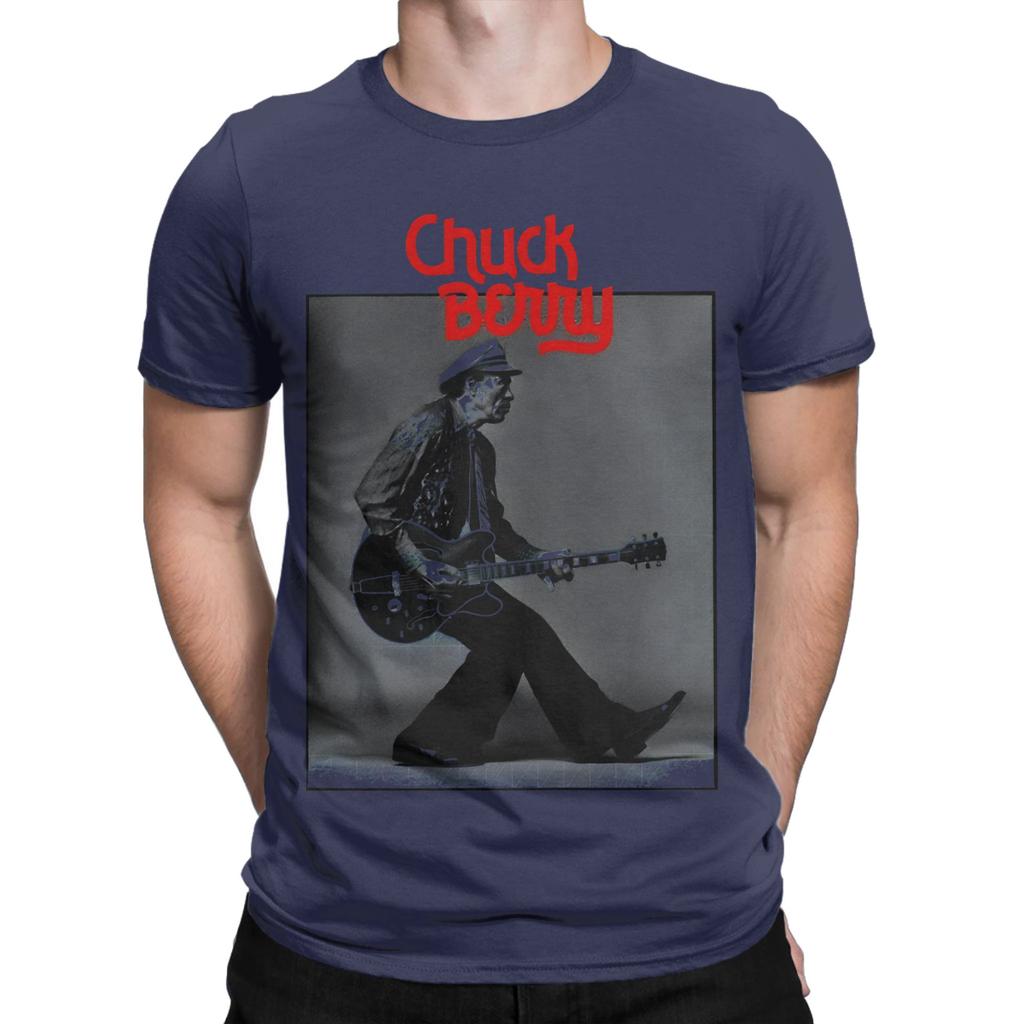 Little Queenie Chuck Berry Lustiges 100% Baumwoll-T-Shirt Chuck Berry Oberteile T-Shirts Für Unisex