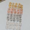18K Gold-Packed Color-Preserving Silicone Ear Plugs, Earrings, Earrings, Earcaps, Jewelry Material Accessories Will Not Be Shipped If Ordered.