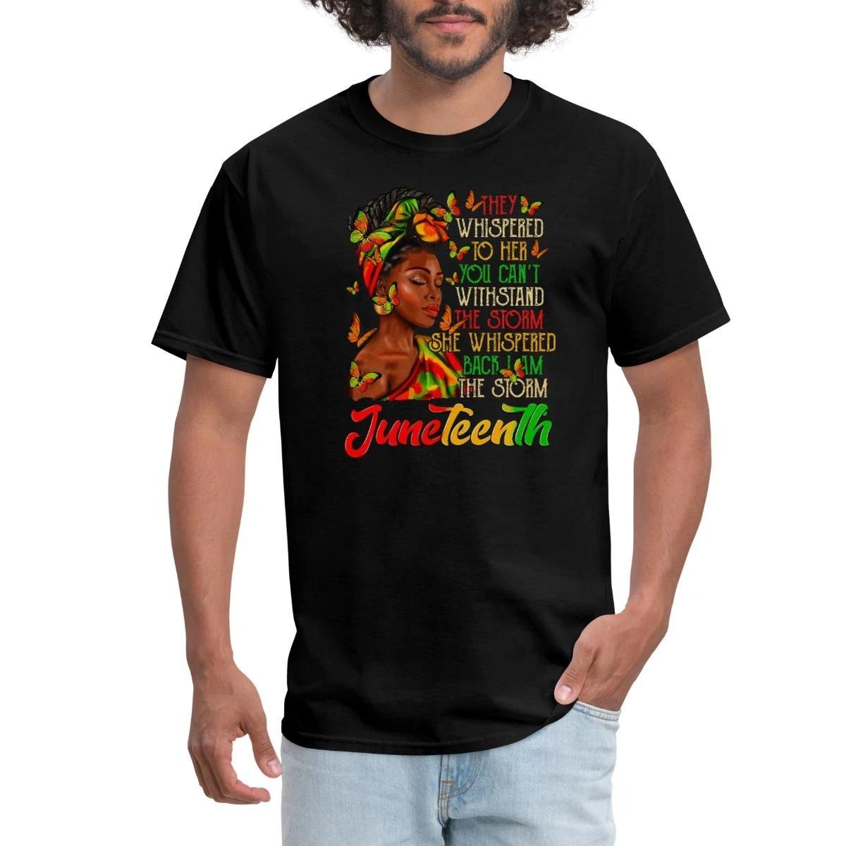Juneteenth Black Pride I Am The Storm Men s T-Shirt L