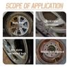 Car Wheel Cleaner Spray Non-Acid Car Wash Wheel Cleaning Spray Dust Removal Rim Rust Cleaner Safe On Alloy Chrome Painted Wheels