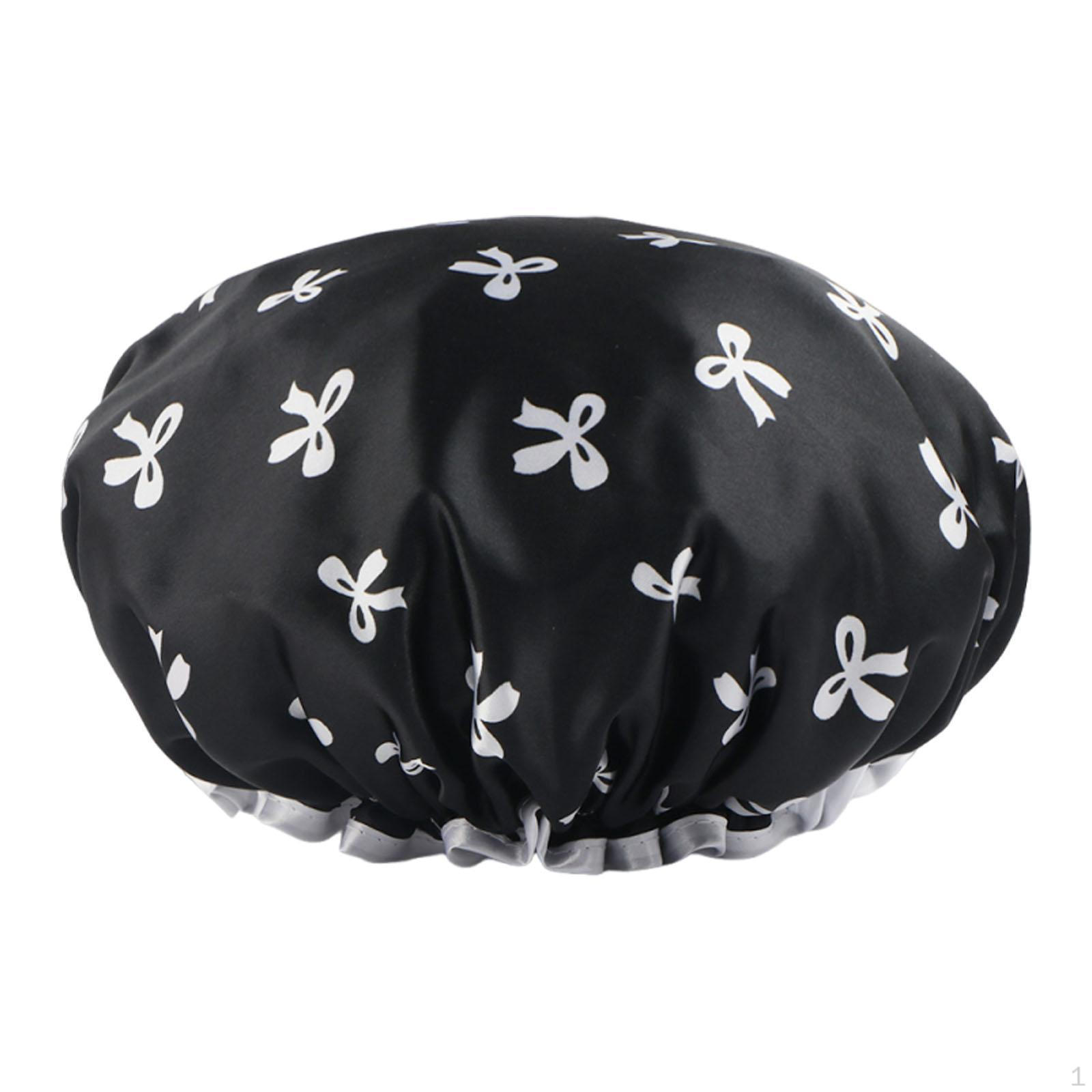

Essential Shower Cap for Travel, Waterproof Accessories Use in Hotels, Homes And Beauty Salons.