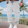 2026 New Autumn and Winter Fashionable Drawstring Loose Casual Pocket Trousers