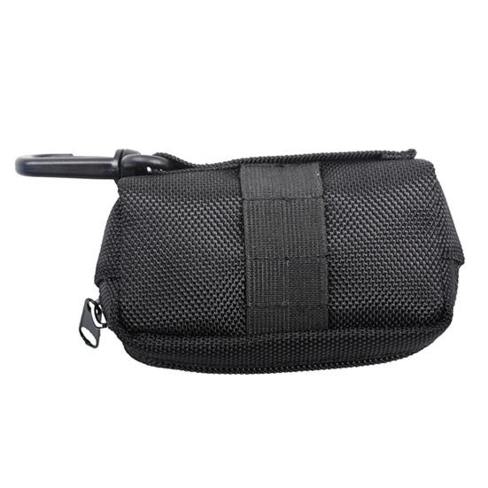 Mini Golf Waist Bag with Clip, Golf Ball Storage Pouch with Tee Holder, Golf Accessory Zipper Bag, Men Women Golfer Gift