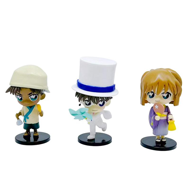 Anime Detective Conan kawaii Action Figure PVC Model statue Toys doll Desk Decor Collectible Gifts