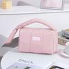 Fashionable Large Capacity Square Handbag Style Makeup Bag Travel Cosmetic Bag Waterproof Polyester Women'S Toiletry Bag