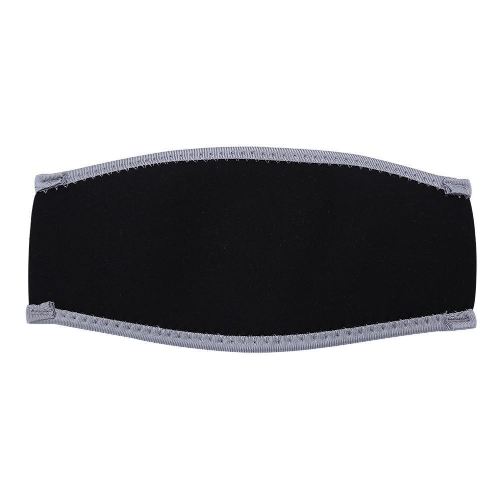 Diving Scuba Hair Band Snorkeling Stretchy Hairband (Black with Silver)