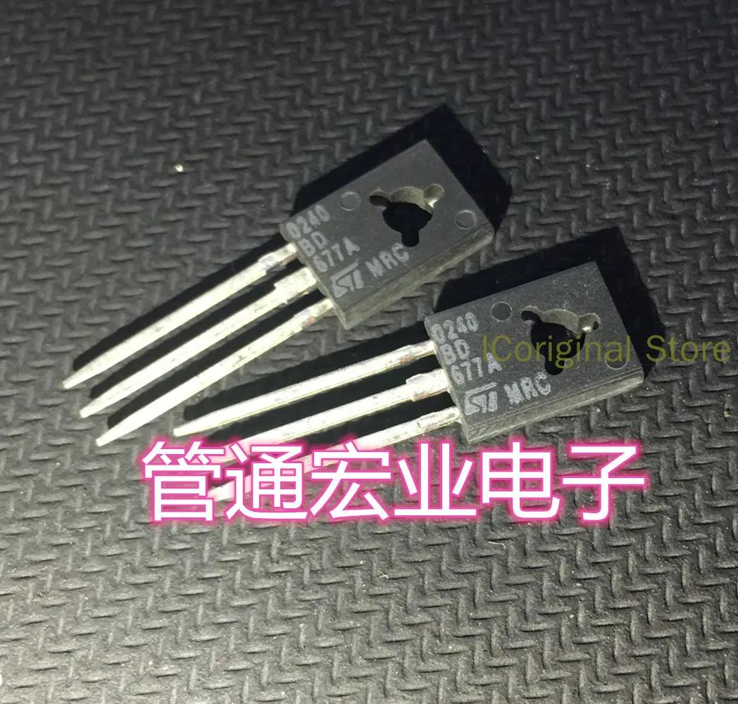

10PCS Original Chip in stock BD677A BD677 TO-126 package TO126 чорний