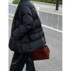 Johnature Winter V-neck Waist Down Jacket Women Lazy 90 White Duck Down Lace-up Chinese Warm Comfortable Jackets
