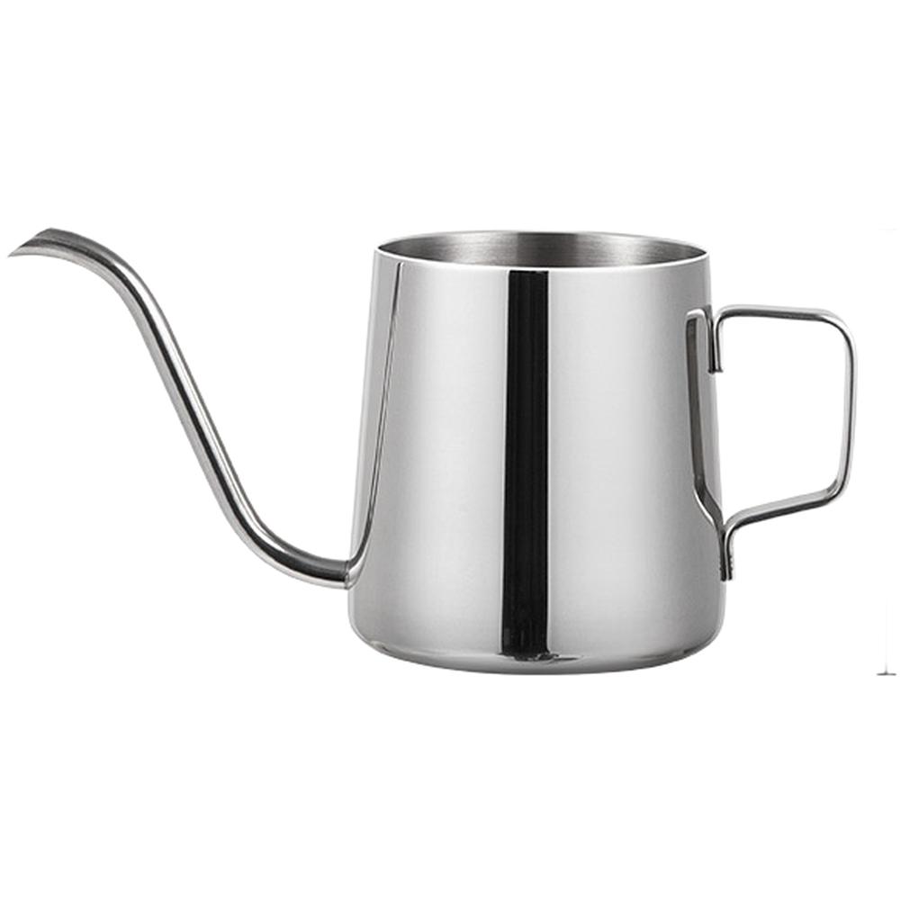 Stainless Steel Pour Over Kettle with Hanging Ear Support Long Spout for Filter Coffee Preparation and Stable Pouring Motion