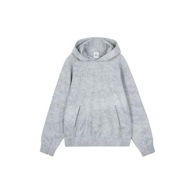 Nike Einfarbiger Kapuzenpullover Langarm Sweatshirt Herren Oberteile Hellgrau FB7519-077