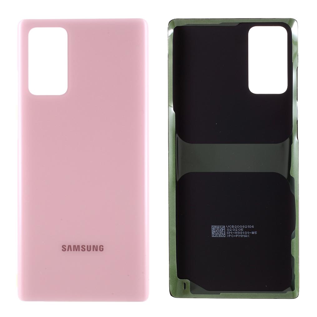 

Для Samsung Galaxy Note20 N980 N981 Пластикова кришка акумулятора з клейкою стрічкою Pink