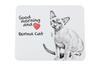 Burmese Cat - Mouse Pad with Print, Personalized Cat Pad, Unique Gadget for an Office Worker from the Art-Dog Brand