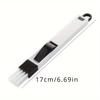 Crevice Brush, Groove Brush | Window Groove Brush with Dustpan, Air Conditioner Groove Cleaning Brush, Kitchen Cleaning Tool Brush