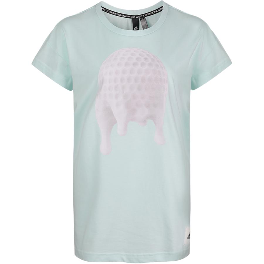 Adidas T Shirts Women s Green Crew Neck Moderate FJ7554 L