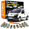 7Pcs Car LED Interior Dome Map Reading Light Bulb Kit For Peugeot Bipper Tepee Bus Van 2008 2009 2010- 2015 2016 2017 2018 2019