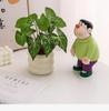 Nordic Small Potted Plant Decor - Indoor Bonsai & Bionic Greenery for Office or Living Room.