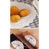 200 Pieces Paper Oil-proof Baking Single-used Hollow-out Oil Papers Cake Pad Accessory for Home Kitchen Bakery Restaurant