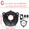 RSD Turbine Air Cleaner Matte Black Intake Filter For Harley Sportster XL 883 Dyna V-Rod Softail Fat Boy Touring Ultra FLHR FLHX