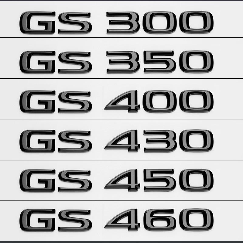 3D ES200 ES260 IS250 GS300 GX400 NX300 RX350 RX450h LX570 LM350 LS600h Rear Trunk logo ABS modified upgraded letter logo