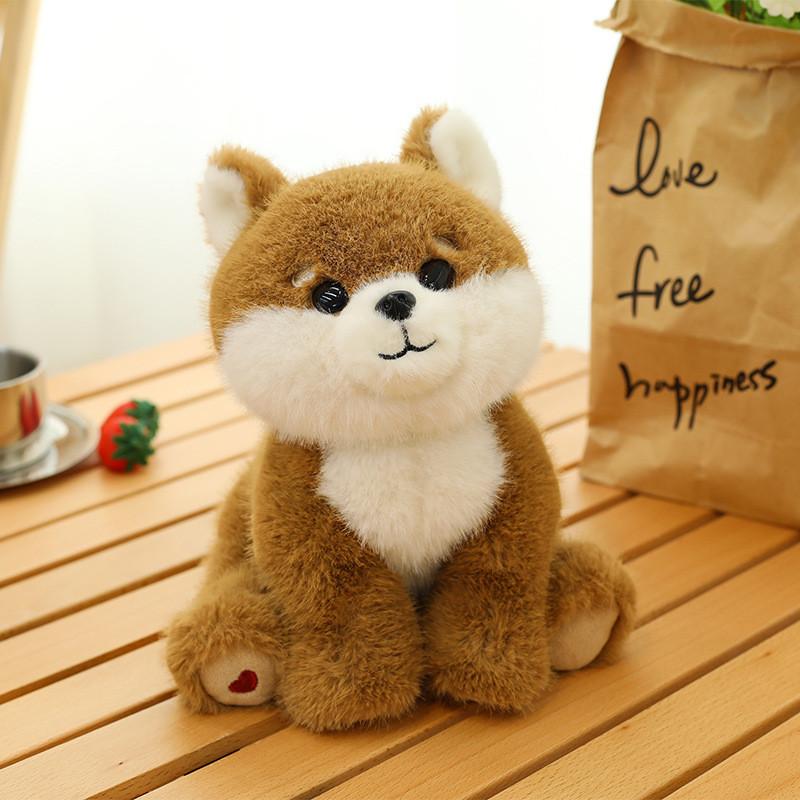 Cartoon Dog Plush Toy For Kids With Pp Cotton Filling Sit Worryfree Night Sleep Gift For Children