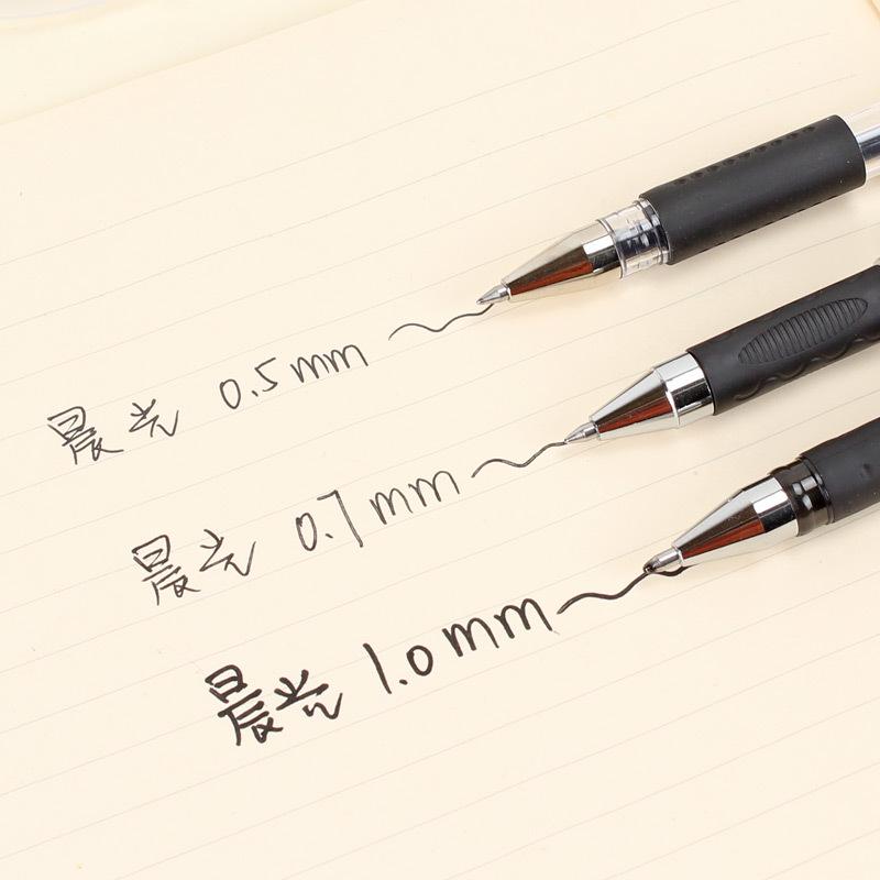 Morning MG Black 1.0mm Thick Tip Neutral Pen for Calligraphy & Signature Writing