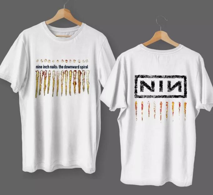 

Nine Inch Nails 2 Side White Unisex TShirt S5XL Unisex T-Shirt S