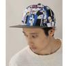 [USED] Extremely rare limited collaboration sold out Patrick Nagel x Starter all-over print cap hat art gray