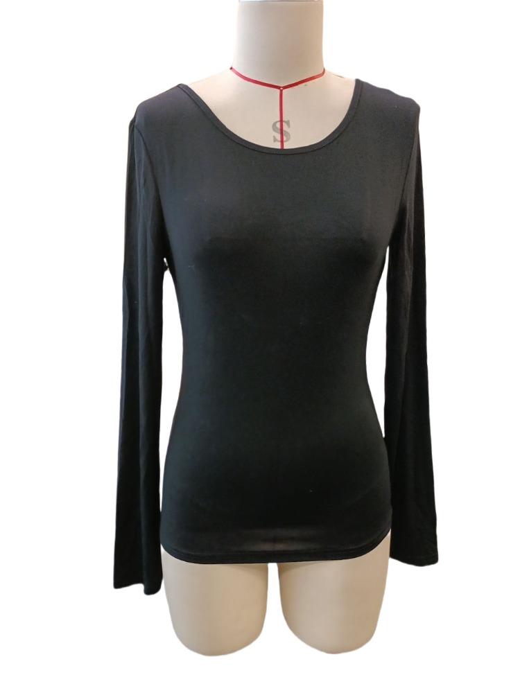 Elegantní tričko s dlouhým rukávem s výstřihem na zádech, s motýlkovou krajkou, jednobarevné, úzké topy, všestranný základ šatníku, módní kousky, košile