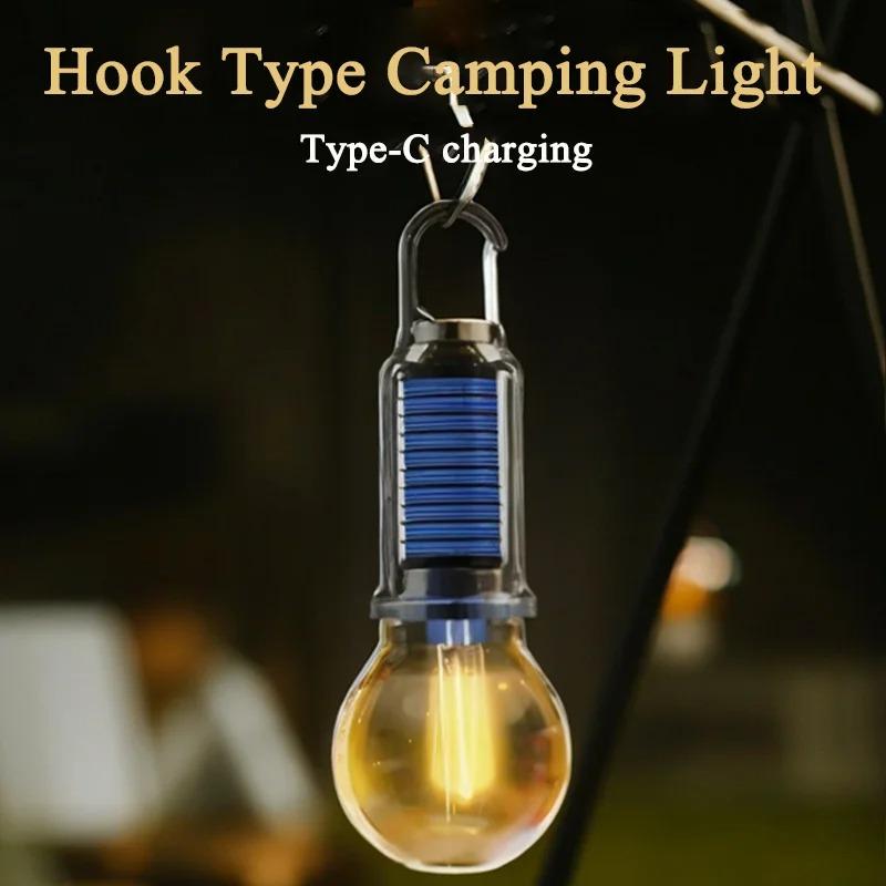 Solar Powered Camping Light Portable Led Camping Light Super Bright Solar Lantern for Emergency Waterproof Rechargeable Tent