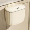 Household Waste Container Diaper Hangings Trash Bin with Lid Small Garbage Can