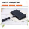 Double Side Egg Frying Pan Sandwich Maker with Heat-resistant Handle Aluminum Alloy Pancake Pan Non-stick Cookware for Kitchen